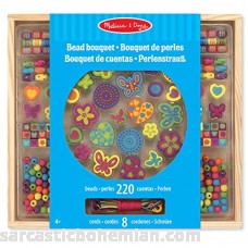 Melissa & Doug Bead Bouquet Deluxe Wooden Bead Set with 220+ Beads for Jewelry-Making B007RY73WU